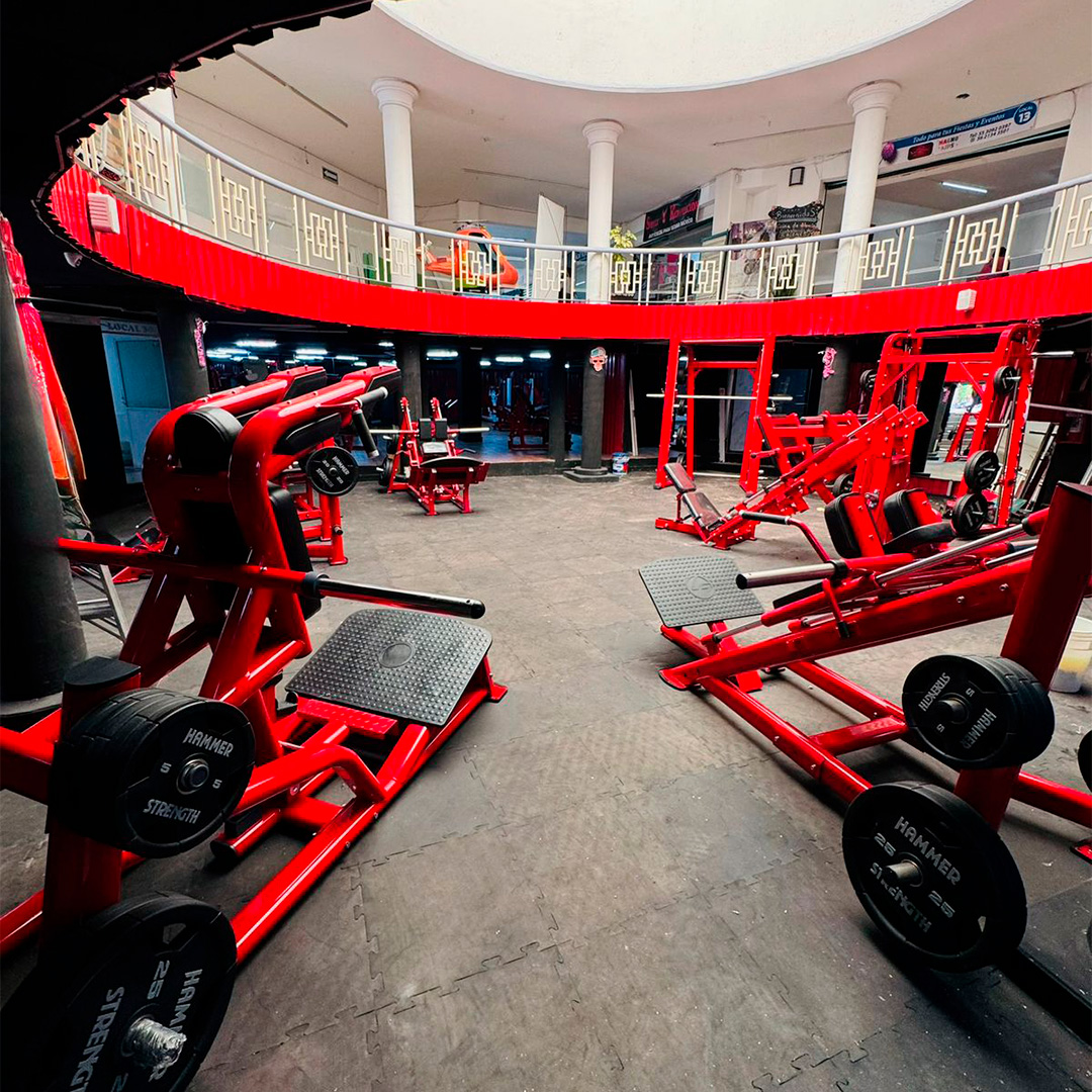 foto del interior del gimnasio de mucho loco gym en chalco